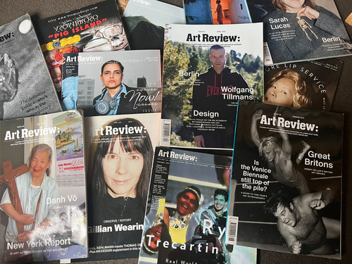 Art review magazine selection - review,