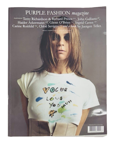 Rare purple fashion magazine - purple,